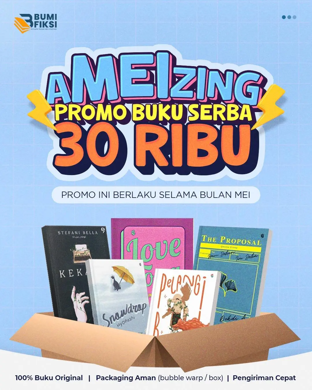 Promo Novel Serba 30 AMEIZING - Bumi Fiksi