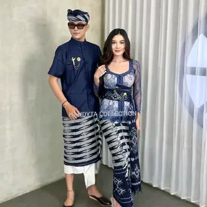 SET COUPLE TENUN IKAT HALUSAN || IKAT PREMIUM.SARUNG IKAT BALI.PAKAIAN ADAT BALI