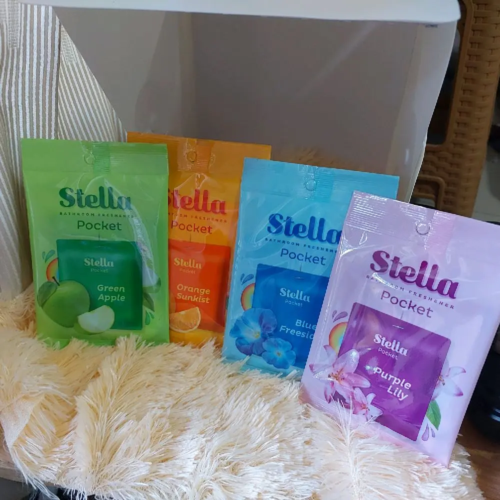 PENGHARUM KAMAR MANDI | STELLA BATHROOM FRESHENER POCKET ruangan | pengharun kamar mandi tahan lama  Biru