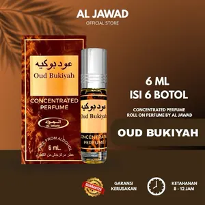 Al Jawad - Oud Bukiyah Aroma Woody Honey Sweet | Parfum Perfume Minyak Wangi Pria Wanita Tahan Lama
