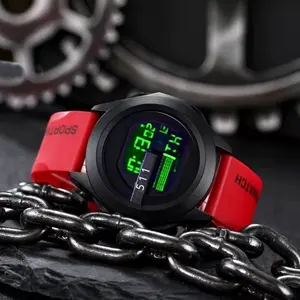 (COD) Jam Tangan LED Digital Wanita Pria: Koleksi Couple Series, Desain Model Korea, dan Kualitas Premium dengan Warna Rubber Terbaru