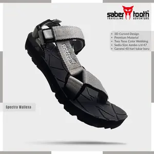 SABERTOOTH Spectra Wallexa – Sandal Gunung Outdoor Unisex Anti Slip Waterproof Ringan & Kuat untuk Travelling Hiking Camping Adventure