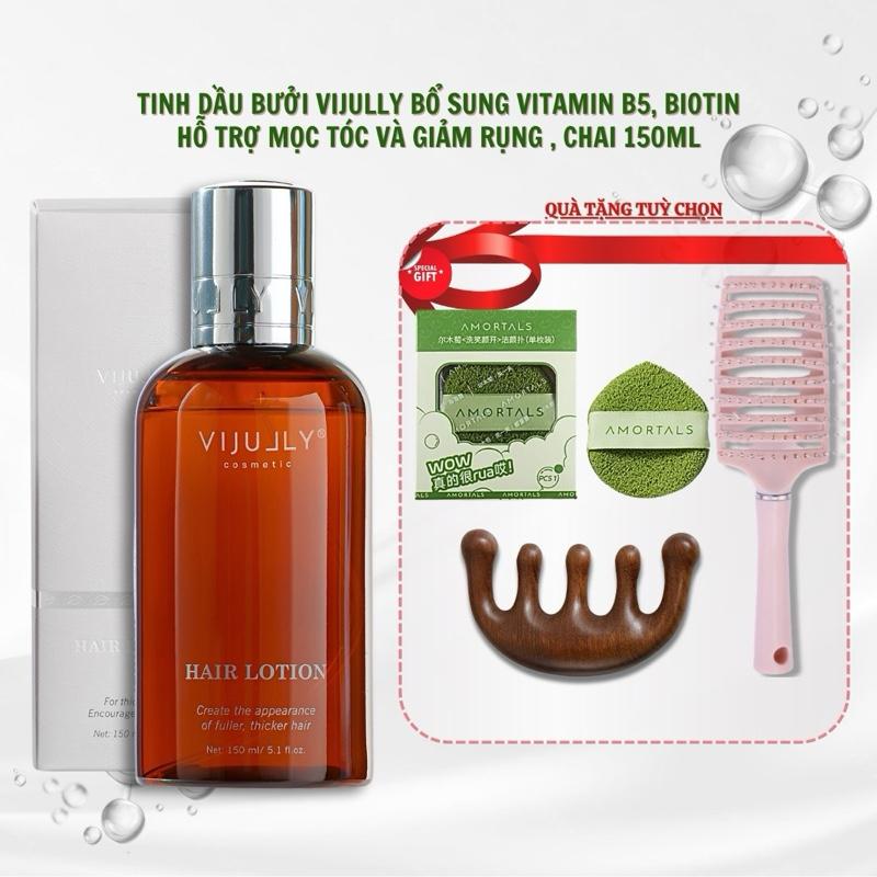  Xịt tinh dầu bưởi ViJully dưỡng tóc và hỗ trợ mọc tóc hỗ trợ giúp giảm rụng và dưỡng da đầu khoẻ ,chăm sóc tóc 