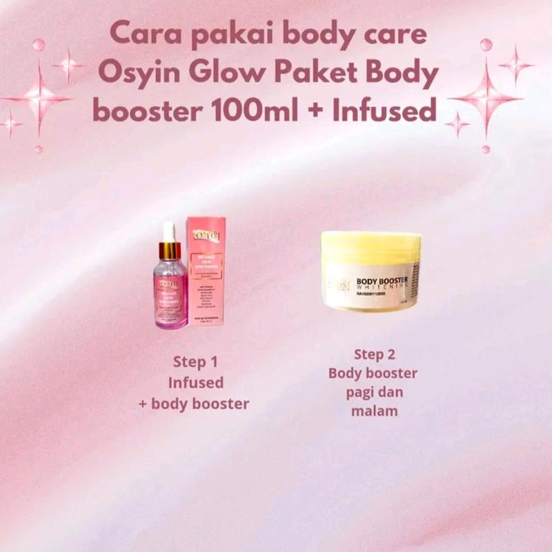 OSYIN GLOW INFUSED SKIN WHITENING | Body Booster Whitening | Paket Body Booster+Infused Whitening 3