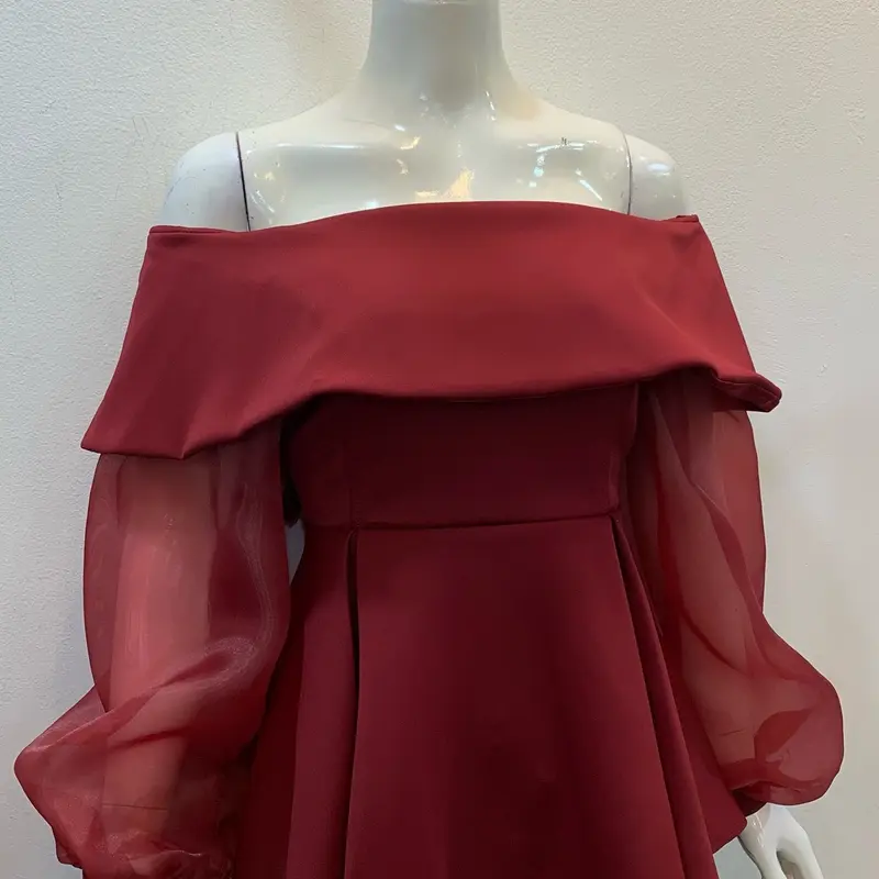 ￼Top Sabrina Organza Scuba 2