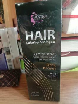 Product Review of [Promo Spesial] Aestika Dark Brown Hair Coloring Shampoo - Pewarna Rambut Beruban Kering Red Extract from b**a 0