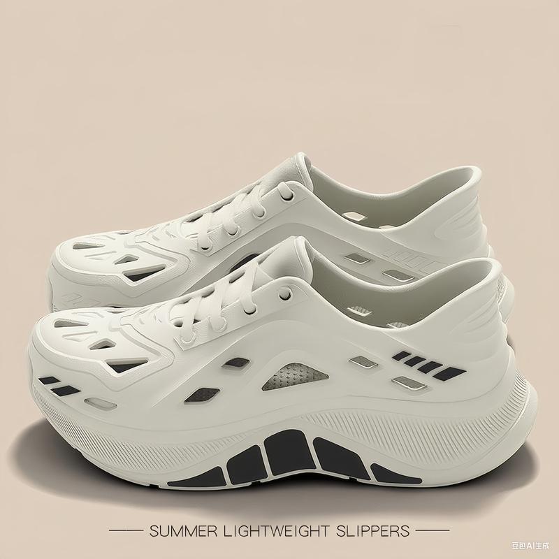 Siam Sole รองเท้าผ้าใบ แบบยาง หุ้มหน้าเท้า ยางนิ่มใส่สบาย ตาข่ายระบายอากาศ สวมใส่สบาย1755164121907