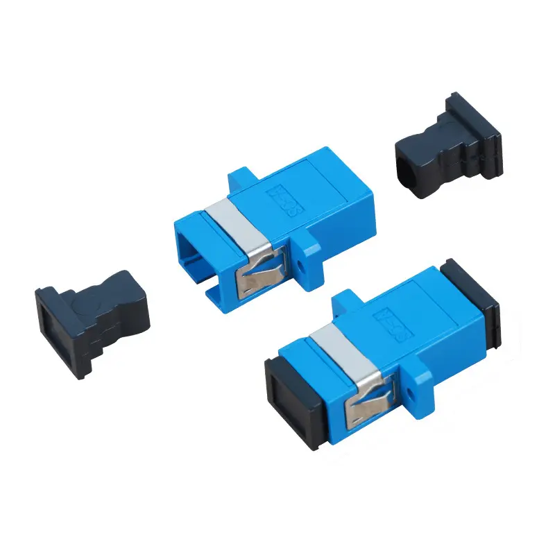 KKC Adapter Sambungan Konektor SC UPC Fiber Optik FTTH CATV penyambung antar Konektor Barel FO 2
