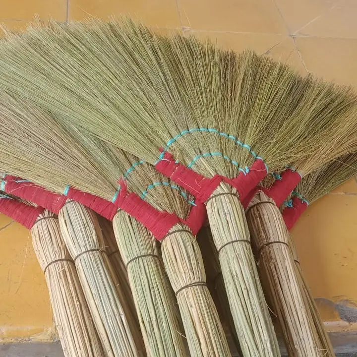Sapu Lantai Rayung (Europe Series) Sapu Pembersih lantai Ijuk Rayung Gagang Terusan 7
