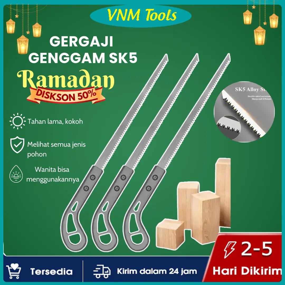 Gergaji Kayu Pohon Kuat Tajam Gergaji Jepang Lancip Runcing