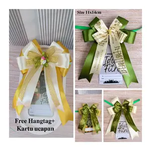 (Ready Stok) Pita Idul Fitri Premium+Hangtag Pita Hampers Lebaran Pita Hampers Idul Fitri Pita Hari Raya Idul Fitri Pita Kado
