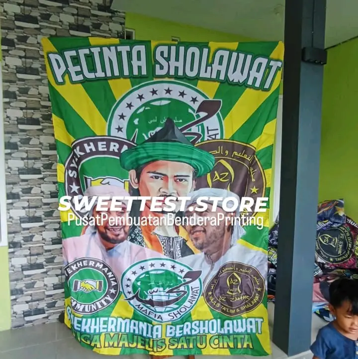 BENDERA HABIB, BENDERA SYEKHERMANIA FULL PRINTING, MINIFLAG SYEKHERMANIA, TKTDW STORE BENDERA MURAH, FLAGSTORE, FLAG STORE MURAH 2