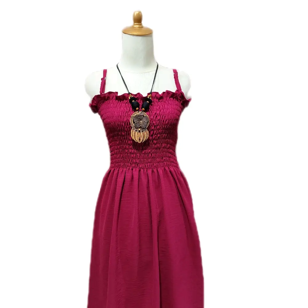 dress korean style//dress smok airflow//mini dress//daster kekinian