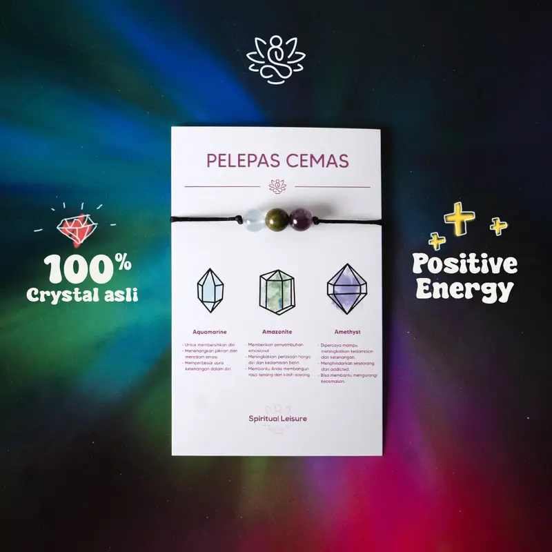 Gelang Kristal Healing dan Prosperity 7