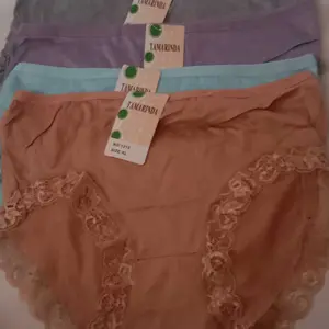 (Isi 4 Pcs) - Pakaian Dalam Wanita Tamarinda Renda Lembut Nyaman Pita Cantik Katun