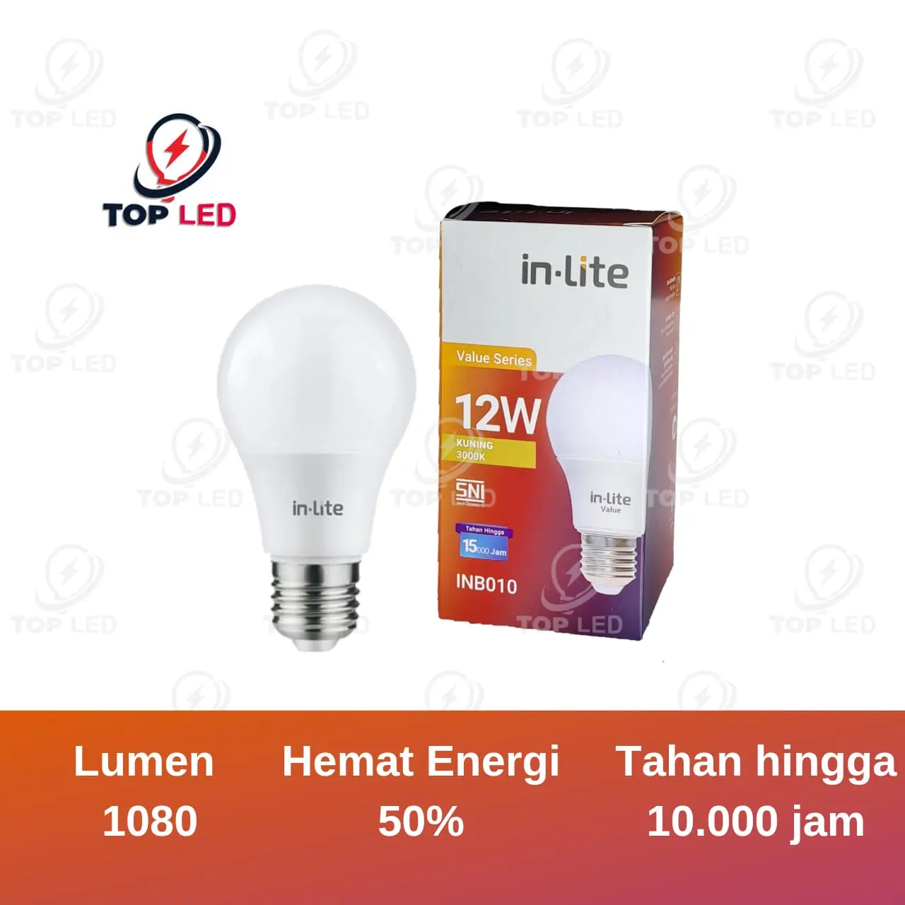 InLite Lampu LED Bohlam Value INB010 - 12W