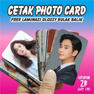Cetak Photocard Custom / FOTO CARD / Photo Card / CUSTOM PHOTOCARD