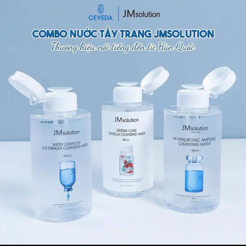 JMsolution Combo Nước Tẩy Trang JMsolution - Thương Hiệu Nổi Tiếng Từ Hàn Quốc 500ml
