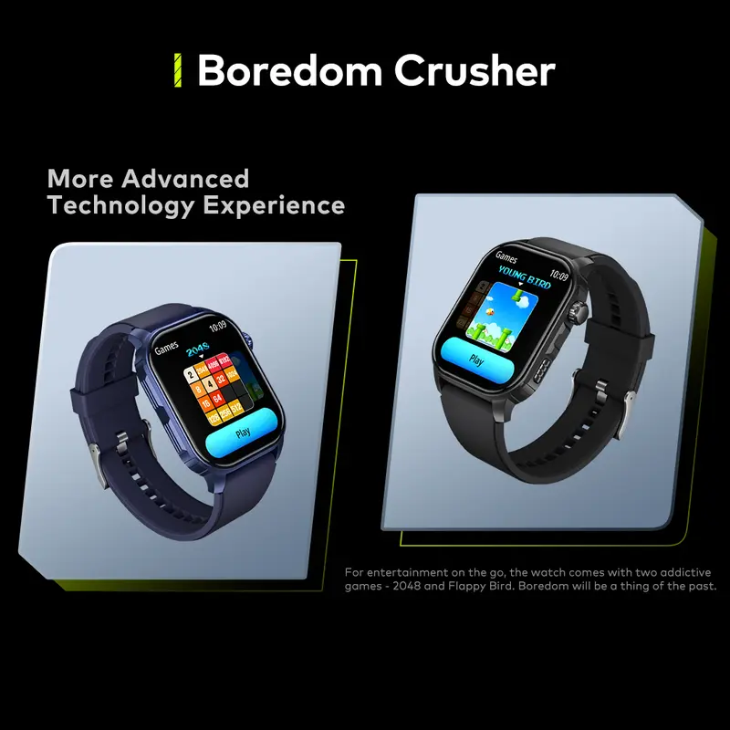 itel ISW-O21 Smart Watch Cyber Smart Watch, 7 Days Extra-Long Battery,2.01" Ultra Large HD Display, AI Voice Assistant,Support Hear 5