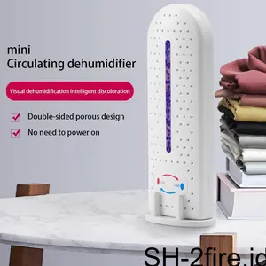 [Road to Ramadan]Dehumidifier mini yang dapat didaur ulang, kotak dehumidifier, lemari pakaian, kamar tidur, ruang bawah tanah, tas penyerap kelembapan, pengeringan dalam ruangan Putih