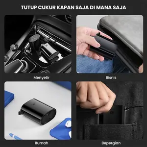 ORDER ENCHEN K8 Alat Portable Cukur Elektrik Kumis Waterproof Trimmer Alat Pop-up Mini Travel Alat