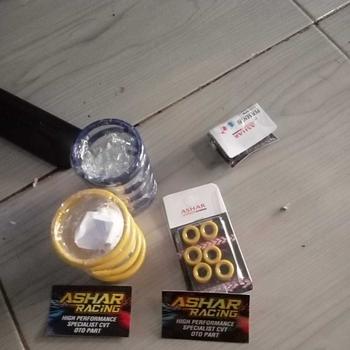 Product Review of MIO J MIO SOUL X RIDE 115 MIO GT 115 FINO 115 SMILE FULL UPGRADE RACING CVT ASHAR RACING Motorcycle ROLLER+PER CVT+ PER SENTRI from M**l 0