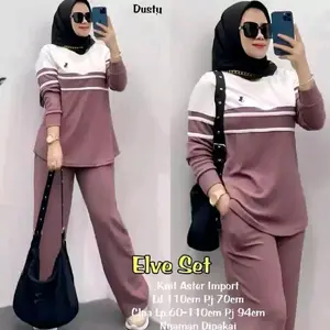 SETELAN ELVE WANITA CRINKLE TERBARU