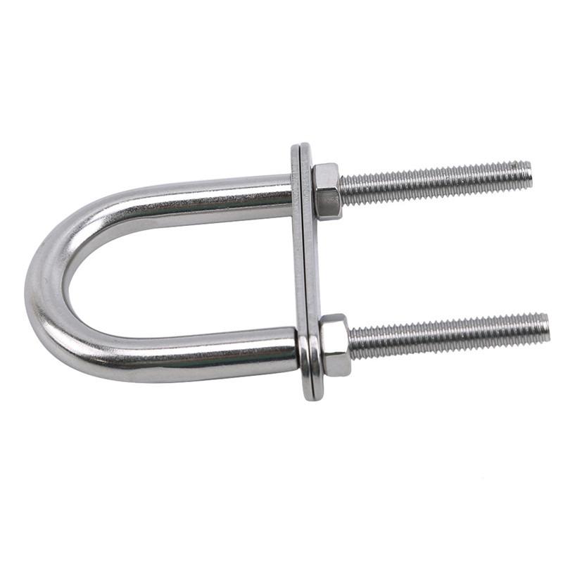 Product Introduction of U-bolt keluli tahan karat untuk kapal layar, tali pengikat busur, mata buritan, menggantikan mendayung marin, U-bolt, aksesori untuk bot, 1 keping 20