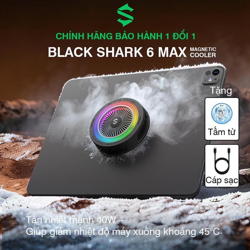 Black Shark Tablet Cooler 6 MAX dành cho Máy tính bảng, 40W Làm Mát Từ Tính BR6