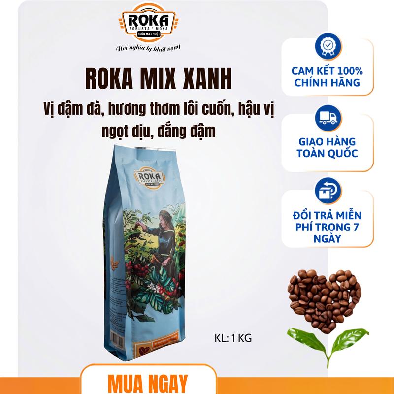 Cà Phê Pha Phin Gu Truyền Thống, Hương Thơm Tinh Khiết, Vị Đậm Đà - Roka Mix…