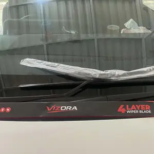 (COD) VIZORA Wiper 4 Lapis Karet Frameless Universal untuk Semua Jenis Mobil Kiri dan Kanan