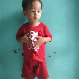 Setelan Anak 17 Agustus 2026 Dirgahayu 81 2026 Katun Combad 24s Baju Celana anak Merah putih Adem Dirgahayu 2026