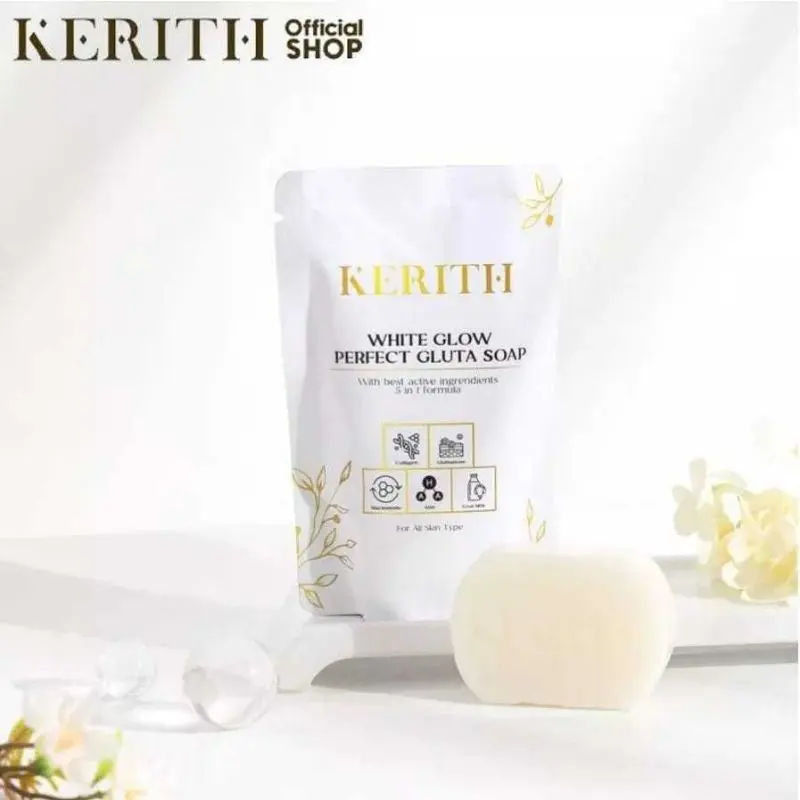 Kerith White Glow Perfect Gluta Soap Sabun Mandi 100% ORIGINAL BPOM