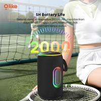 Gambar Olike SF21 Wireless Portable Bluetooth Speaker 6.0 LED Light 2000mAh Bass Max TWS Support TF USB 15W dari QUEEN id Official Kab. Tangerang 5 Tokopedia