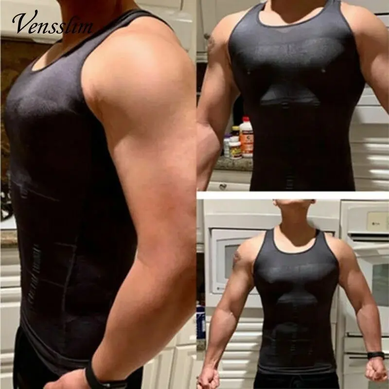 Premium Singlet Korset Pria Pelangsing Badan Ampuh Body Shaper 2
