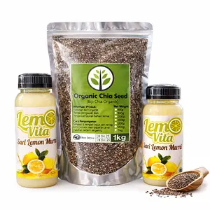 Chia Seed 250gr+2pcs Lemovita Sari Lemon 250ml (Pahe Neo 8) Paket bundling minuman enak wijen bahan Juice Instan