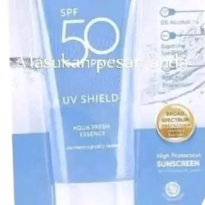 Lightening Sunscreen SPF 50 Aqua Fres Facial Essential Perlindungan Sinar Matahari UV 35 untuk Kulit Berminyak Wajah 40 ML - Berjerawat, Perawatan