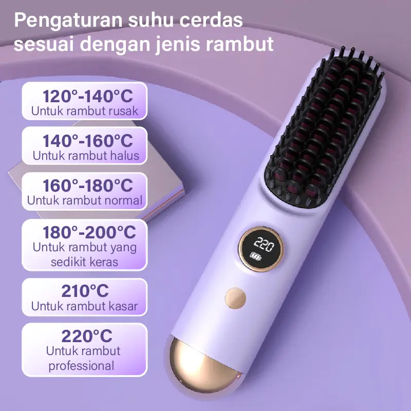 KZLY - Catokan Portable/Sisir catokan Rambut Portable 6