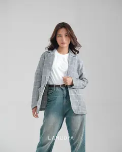 LAMUDYA - Aruna | Blazer Kasual Wanita | Oversized Blazer | Semiwool