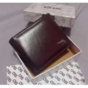 DOMPET PRIA LIPAT BIASA  DOMPET KULIT PRIA FREE BOX