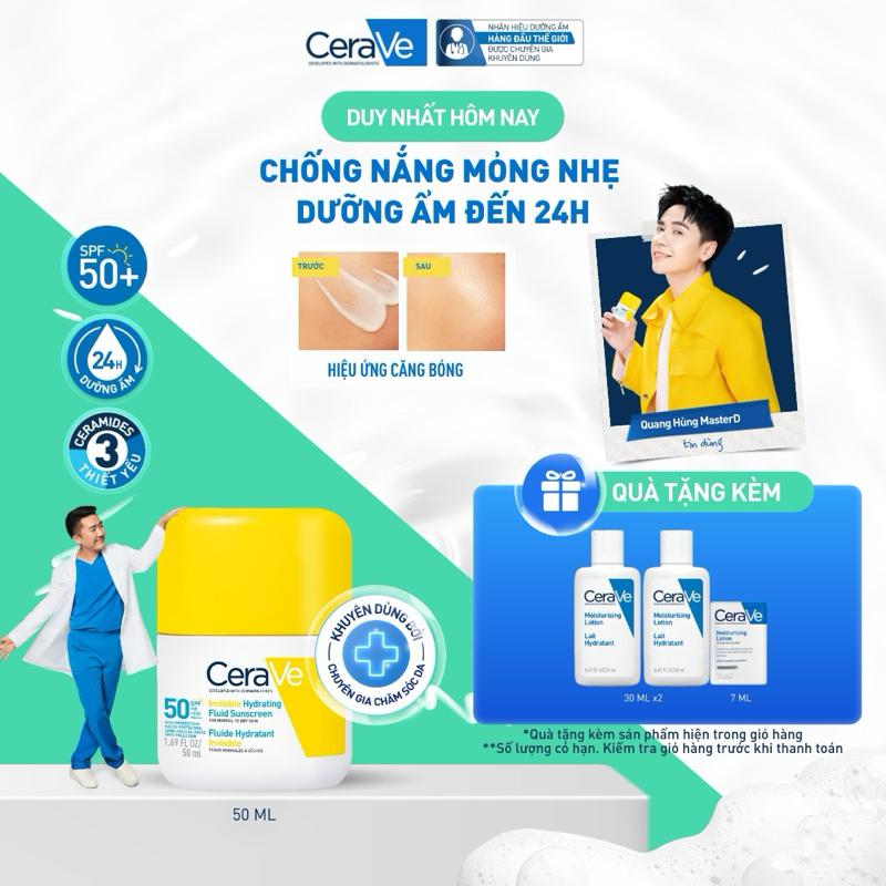 |ĐỘC QUYỀN ONLINE| Sữa chống nắng mỏng nhẹ dưỡng ẩm đến 24 giờ