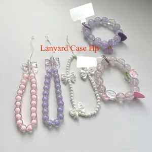 Lanyard HP Bunga Kecil Lanyard Kupu-kupu Gantungan HP Lanyard Telepon Anti-Hilang Lanyard Hp Lucu Cocok Untuk Semua Jenis Ponsel Gift-19