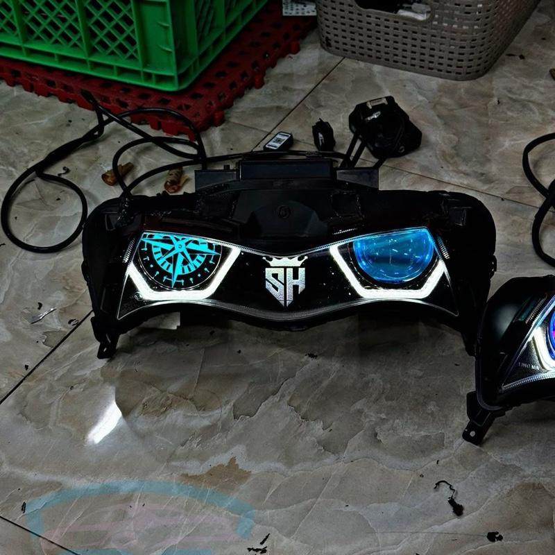 [Bảo Hành 2 Năm] Bi Cầu M10 Pro Vào Pha Đèn SH Sẵn Chóa Đèn SH125i/150i Đời 2020 - 2025 Luôn Mạch Auto Passing