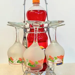 Rak Botol Minuman & Gelas Bistro