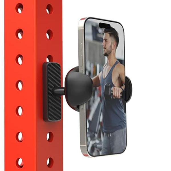 Giá Đỡ Điện Thoại Từ Tính Tập Gym, 1 Cái, Xoay 360 Độ, Có Đế Nam Châm Chịu Lực,…