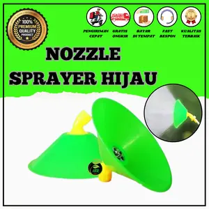 NOZZLE CORONG HIJAU 13CM (nozzle sprayer corong hijau drat 14mm) Nozzle corong stik Tangki CORONG HIJAU BUNDAR