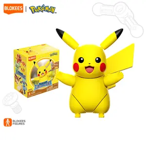 Blokees Pokemon Classic Edition CV-S 01 Pikachu Mainan Figur Aksi Blokees Model kits Karakter Charmander Eevee Bulbasaur Squirtle Umbreon figure anime