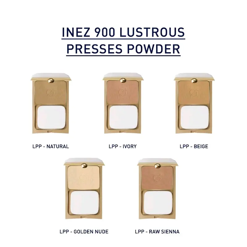 Inez 900 Lustrous Pressed Powder/Bedak Inez/Twc Inez Wajah Compact