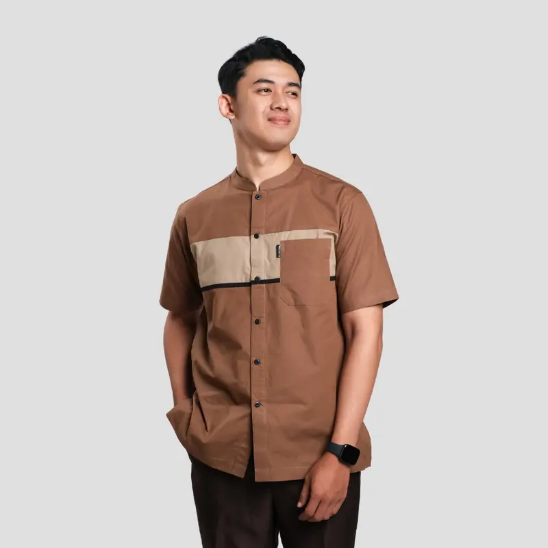 Bayezid - Koko Kurta Pria Lengan Pendek Khasyaf Series 0