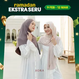 (Xora) Kayra Pasmina Instan Inner Viscose Rayon - Size Lengkap Pasmina instan